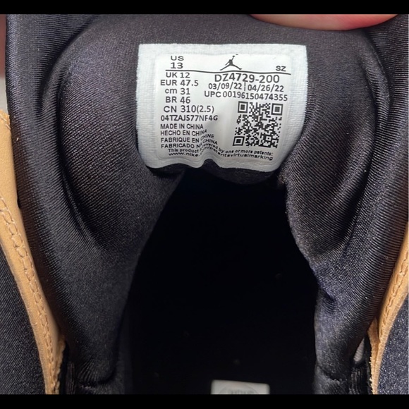 Jordan Retro 7 SE “Vachetta Tan” sneakers, New in Box, M13 - Picture 10 of 10